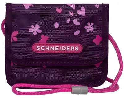 Productafbeelding van Schneiders halsportemonnee portemonnee Neck Pouch Berry Blossom (rood)paars