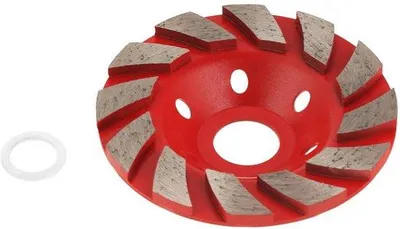 Immagine prodotto di Disco diamantato da 100 mm per granito, pietra, calcestruzzo e Vetroceramica (rosso)