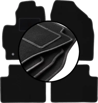 Image de tapis de sol en velours pour Toyota Auris I (2007-2012)