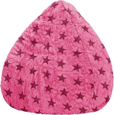 Produktbild von BeanBag Fluffy Stars L 70 x 90 cm, Pink