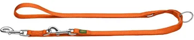 Produktbild von HUNTER Verstellbare Hundeführleine, orange, 3-fach verstellbar, Nylon, 15/200