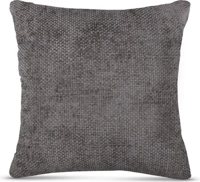 Produktbild von Bestlivings Kissenhülle Chenille Cross 60 cm x 60 cm in Silber, weicher Kissenbezug  mit Reißverschluss, schlichter Bezug für Wohn- oder Schlafzimmer
