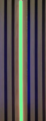 Produktbild von 4518 LED Leuchte 1x150cm schwarze Kunststoff Schiene Netzteil GRÜN