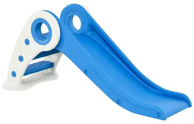 Obrázek produktu pro Skládací skluzavka, pro děti, přenosná, bezpečná konstrukce, modrá