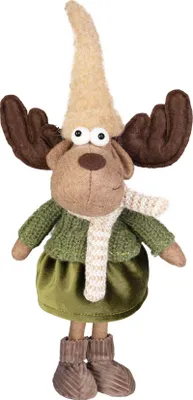 Produktbild von Dekoration MagicHome Weihnachten, Rentier, Mädchen, 22 x 14 x 53 cm