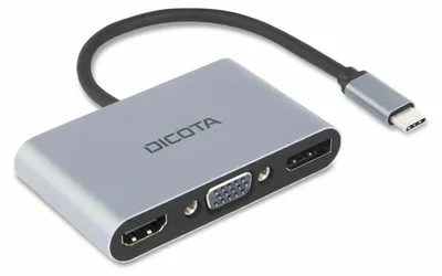 Produktbild von DICOTA D32064, USB Typ-C, Silber