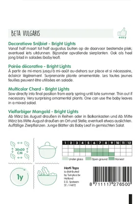 Produktbild von Mangold Bright Lights | Mangoldsamen von Hortitops