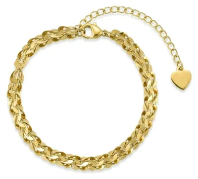 Obrázek produktu pro Stylový pozlacený náramek Elarisse Gold VWB260668G