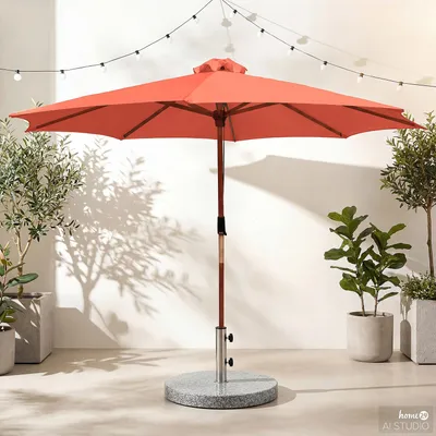 Produktbild von home24 Sonnenschirm - Grau