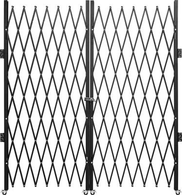 Image de Porte de sécurité pliante double Porte pliante 5 pi H x 10 pi L Porte à ciseaux