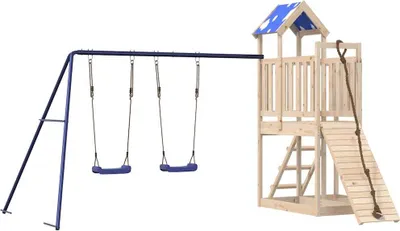 Produktbild von vidaXL Spielturm Massivholz Kiefer