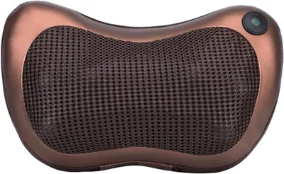 Produktbild von Nackenmassagegerät - Massagekissen - Muskelentspannung - 8 Massageköpfe - 33 x 20 x 11 cm - Schwarz