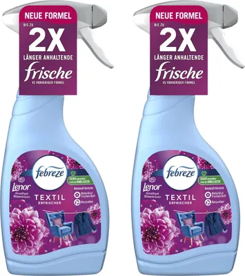 Produktbild von 2x Febreze Textilerfrischer Lenor Amethyst Blütentraum je 500ml