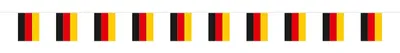 Produktbild von Deutschland Fahnenkette Banner 2,7m Schwarz Rot Gold EM WM Deko Fussball Fußball