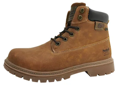 Image de Dockers par Gerli : Bottines en cuir pour hommes, doublure chaude, à lacets, couleur marron, style décontracté