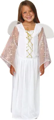 Produktbild von Weihnachtsengel Kostüm Kleid 130/140cm