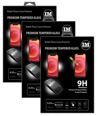 Produktbild von cofi1453 3X Panzer Schutz Glas 9H Tempered Glass Display Schutz Folie Display Glas Screen Protector für iPhone 12 Pro