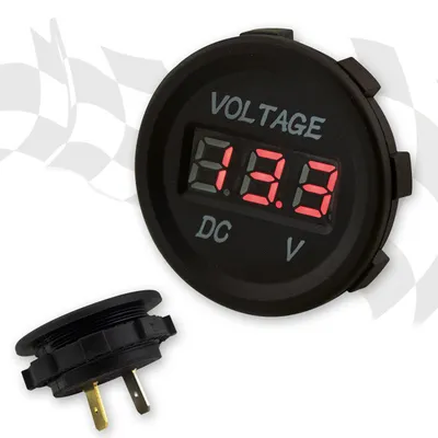 Produktbild von LED-Voltanzeige schwarz rote LED