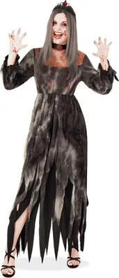 Produktbild von Blutige Marry Horror Vampirin Kostüm Kleid Gr. 40 Halloween Karneval Fasching