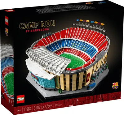 Image de LEGO 10284 Icons Camp Nou - FC Barcelona Stadium de football, kit de construction modèle, grand set pour adultes, idée de cadeau