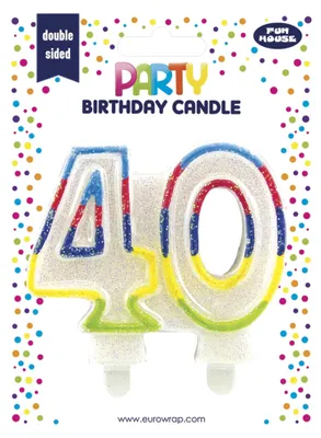 Immagine prodotto di Clairefontaine numero candela "Glitter" numero: 40
