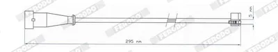 Produktbild von FERODO FAI115 Warnkontakt Bremsbelagverschleiß 295mm für IVECO DAILY III Pritsche/Fahrgestell DAILY III Kasten/Kombi DAILY II Pritsche/Fahrgestell