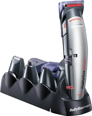 Obrázek produktu pro BaByliss 10-in1 Multi Groomer, Šedá, Stříbrná, Plast, Válec, 3 mm, 1,5 cm, 3,2 cm