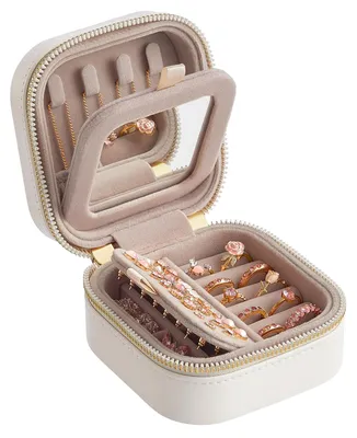 Produktbild von SONGMICS HOME Schmuckkästchen, mit Spiegel, 10,5 x 11,2 x 6 cm
