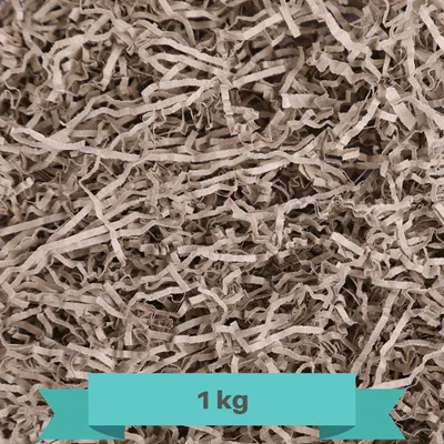 Obrázok produktu pre Creative Deco 1000g Ekologický Prírodný Výplňový Darčekový Papier | Slama pre Balíčky | Papierové Odrezky | Dekoratívny Baliaci Materiál pre Vianočné Darčeky | Prichádza v Modrej Taške
