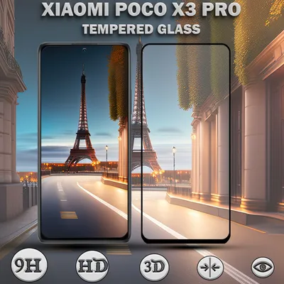 Obrázek produktu pro Xiaomi Poco X3 Pro - Tvrzené sklo 9H - Vysoce kvalitní 3D ochrana displeje