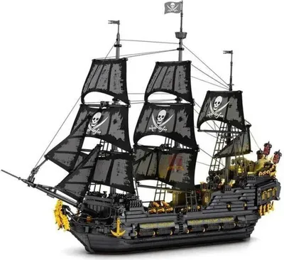 Produktbild von Reobrix 66036 Black Pearl Bausatz, 4304 Teile