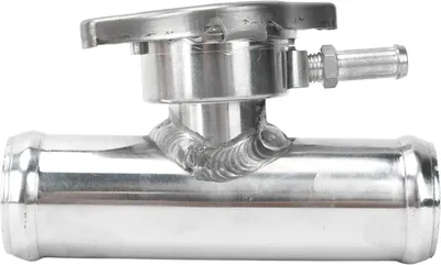 Productafbeelding van Radiator Vulhals - Koelvloeistof Vulhals - Motor Koelen - Gepolijst Aluminium - 32 mm - Zilver