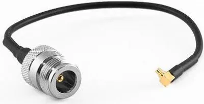 Produktbild von Pigtail N-Buchse zu MMCX-Stecker 18cm, LLC100, 50 Ohm
