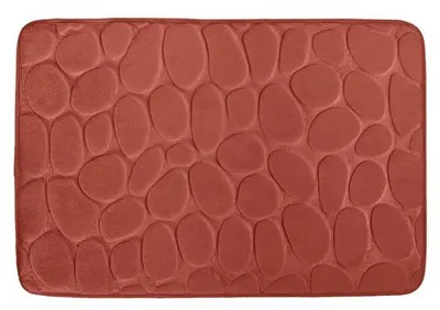 Image de Tapis De Bain Galet 40 X 60 Cm Terracotta - Msv Spirella Ld