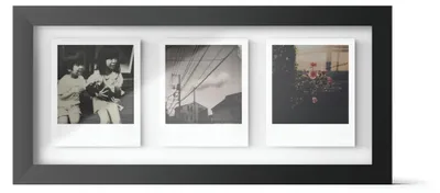Image de Polaroid Triptych Cadre photo noir noir One Size