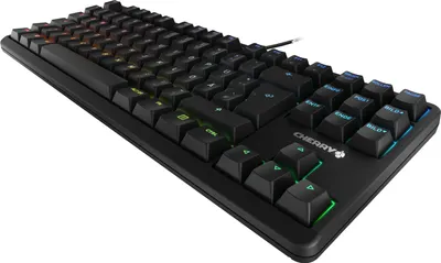 Produktbild von CHERRY G80-3000N RGB TKL Tastatur kabelgebunden schwarz