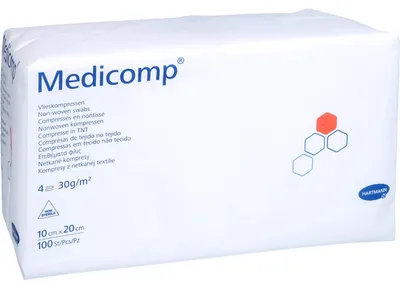 Image de MEDICOMP UNSTERIL 10X20CM, 100 St COM