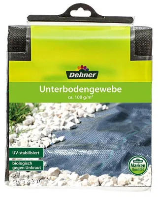 Productafbeelding van Dehner ondergronddoek, ongeveer 5 x 2 meter, kunststof, zwart