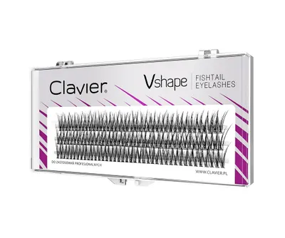 Produktbild von Vshape Fishtail Wimpern kępki rzęs 10mm