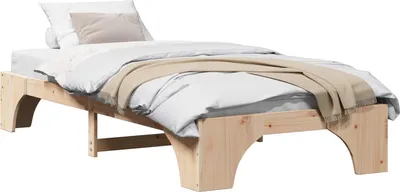 Obrázok produktu pre Rám postele Prírodná 80 x 200 cm Masívne borovicové drevo
