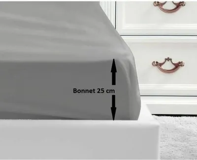 Zdjęcie produktu dla Prześcieradło szare 180x200x25