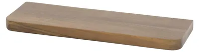 Produktbild von FURNLUX Wandregal Akazie Schnitzen 60cm / Hauptfarbe: Braun / Abmessungen: 60 x 4 x 20 cm