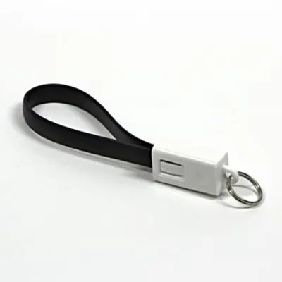 Immagine prodotto di Cavo USB (2.0), USB A M - microUSB (M), 49160, 0,2 m, nero, portachiavi, EOL
