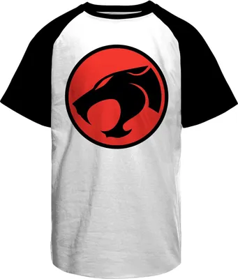 Immagine prodotto di Maglietta da baseball con logo Thundercats - Piccola - Bianco-Nero