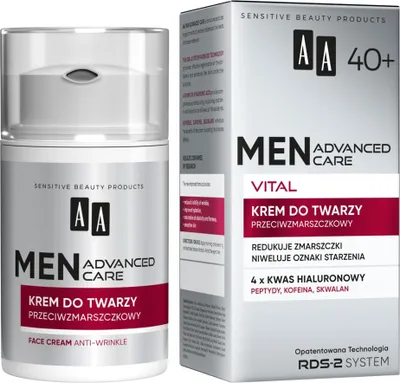 Obrázok produktu pre Men Advanced Care Vital 40+ krém na tvár proti vráskam 50ml