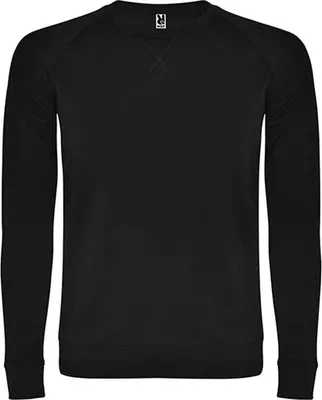 Produktbild von Roly SU1104 | Herren Annapurna Sweatshirt, Slub Garn - Farbe: Black 02 - Größe: M
