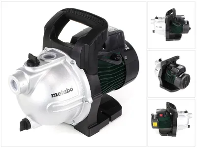 Obrázek produktu pro Metabo P 3300 G, 900 W, AC, 4,5 bar, 3300 l/h, Černá, Zelená, Stříbrná