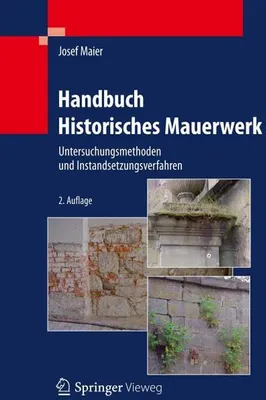 Obrázek produktu pro Handbuch Historisches Mauerwerk