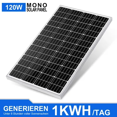 Obrázok produktu pre 120W solárny panel solárny modul mono fotovoltaický pre lodný motorový dom balkónová elektráreň 0% DPH
