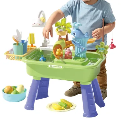 Produktbild von Wasserspieltisch für Kinder, geeignet für Kleinkinder, lehrreich und leicht zu reinigen